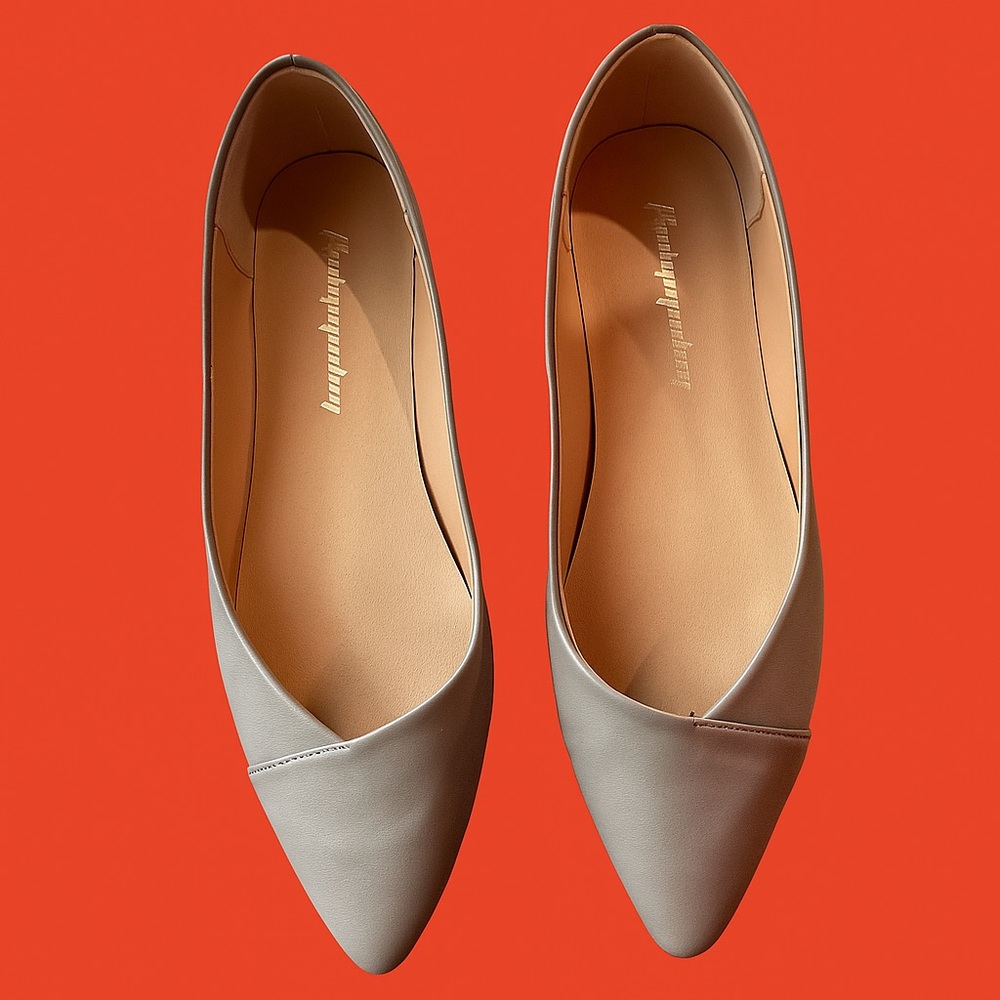 Cream Loafers Comfortable Flats